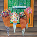 The Juice Bar, Four Scoops 4x4 (Framed)